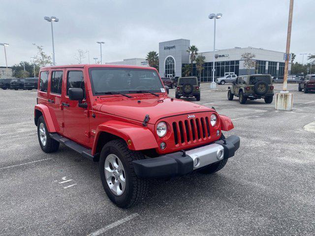 used 2015 Jeep Wrangler Unlimited car, priced at $19,845