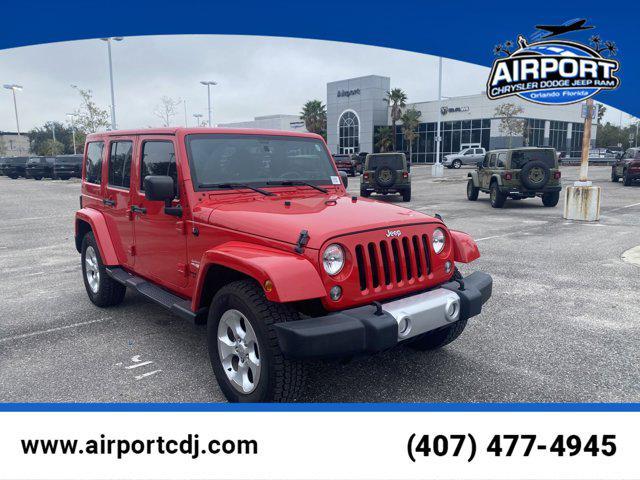 used 2015 Jeep Wrangler Unlimited car, priced at $19,845