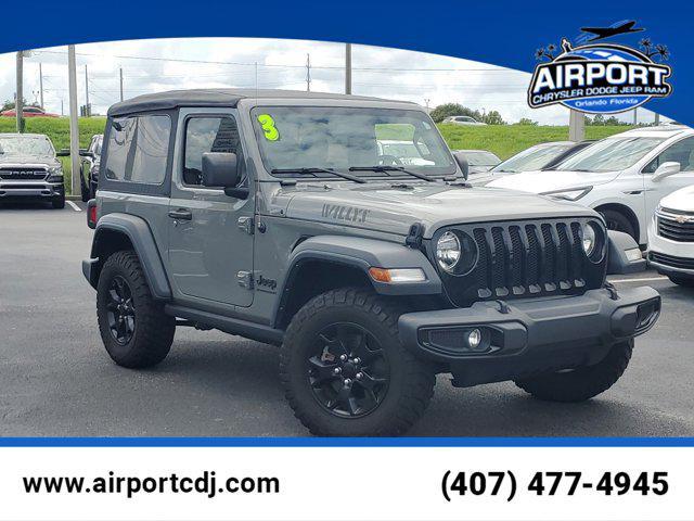 used 2023 Jeep Wrangler car, priced at $29,498