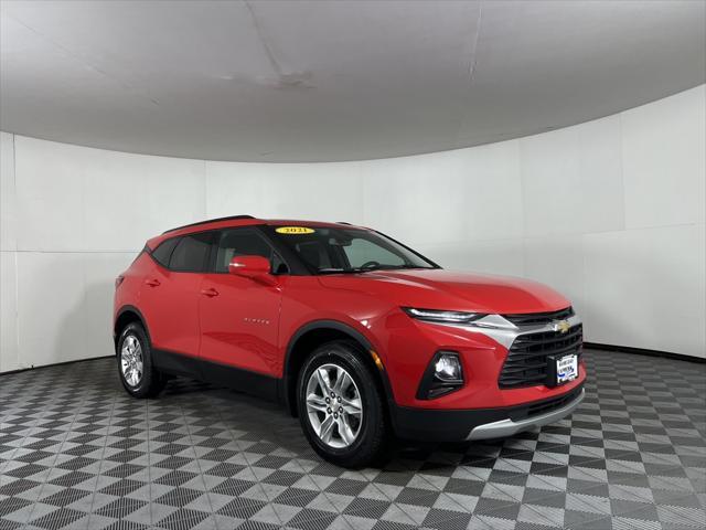 used 2021 Chevrolet Blazer car, priced at $22,956