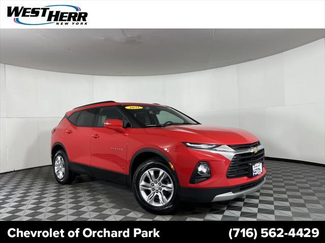 used 2021 Chevrolet Blazer car, priced at $23,456