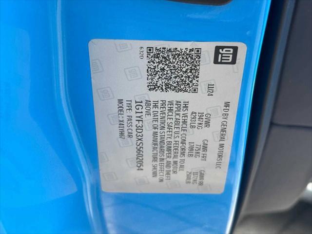 used 2025 Chevrolet Corvette car