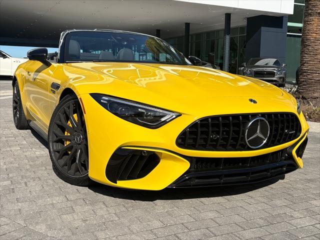 used 2022 Mercedes-Benz AMG SL 63 car, priced at $115,000