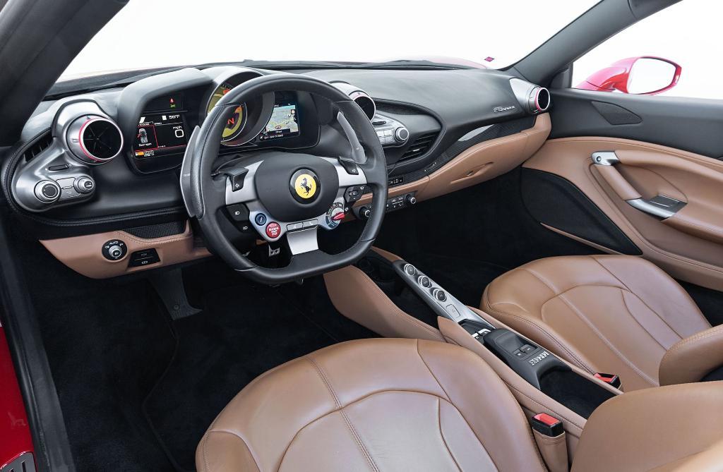 used 2021 Ferrari F8 Spider car, priced at $405,000