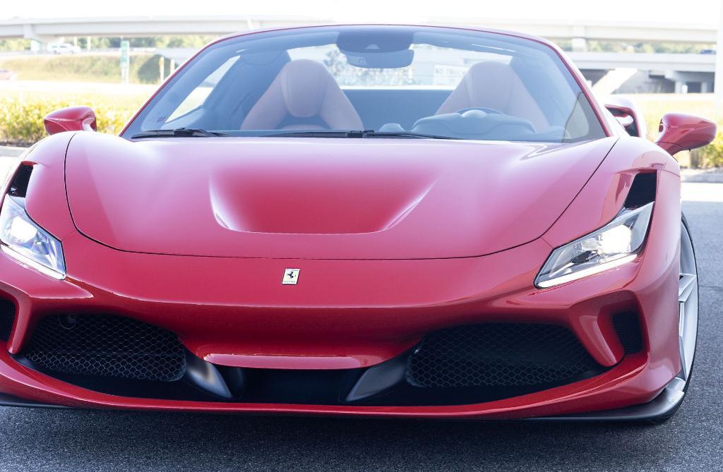 used 2021 Ferrari F8 Spider car, priced at $405,000