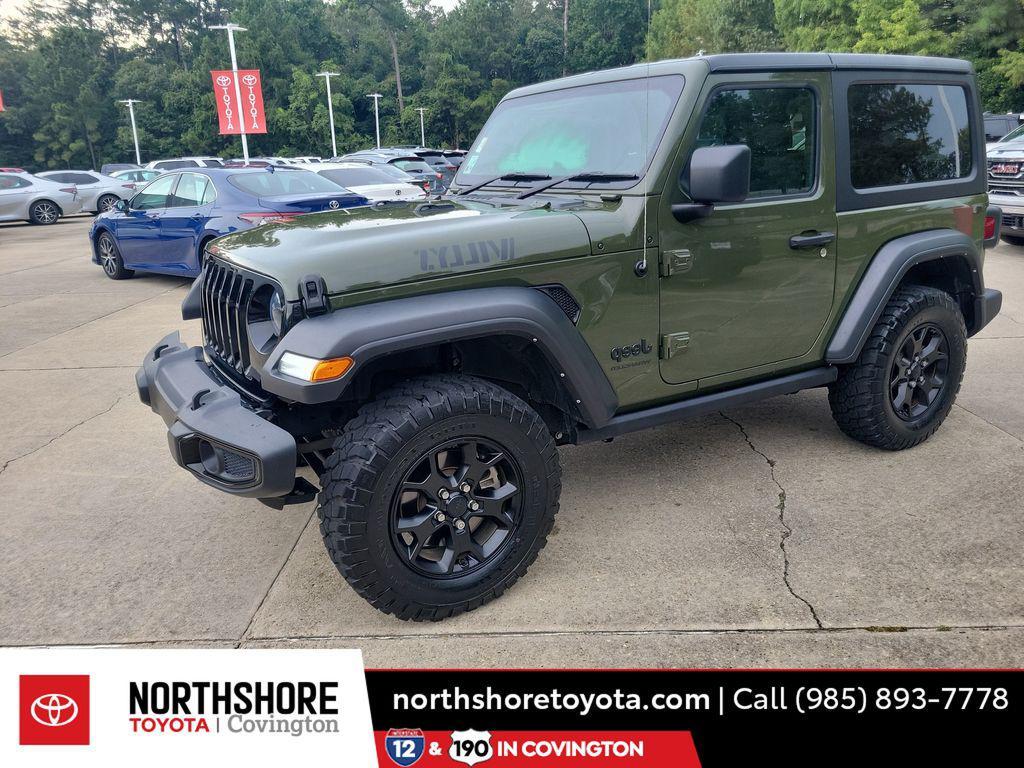 used 2021 Jeep Wrangler car, priced at $21,913