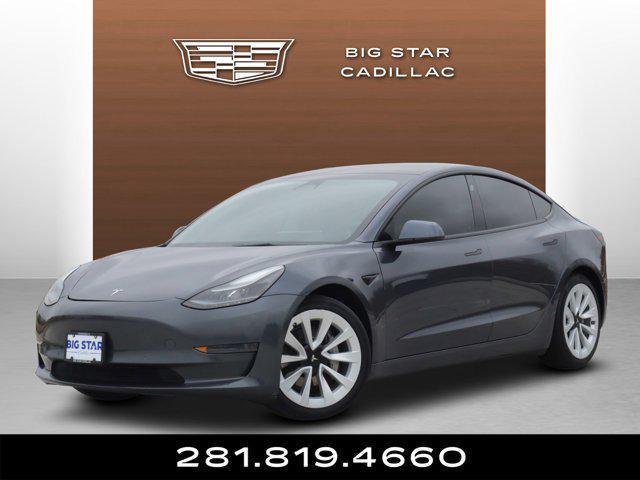 used 2022 Tesla Model 3 car, priced at $23,955