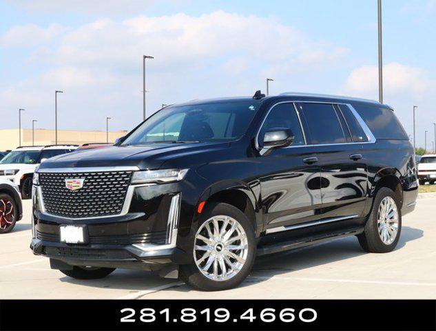 used 2021 Cadillac Escalade ESV car, priced at $65,911