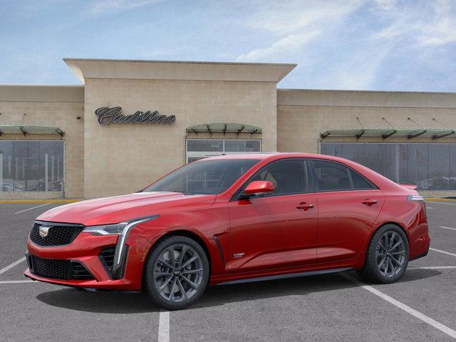 new 2026 Cadillac CT4-V car, priced at $77,750