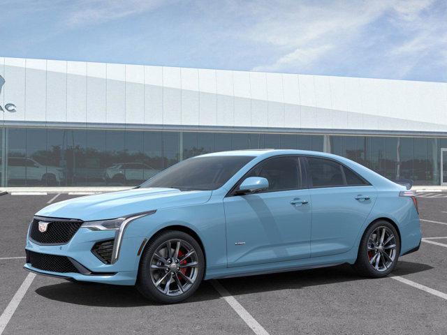 new 2025 Cadillac CT4-V car, priced at $53,749