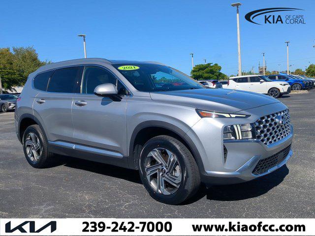 used 2021 Hyundai Santa Fe car, priced at $16,791