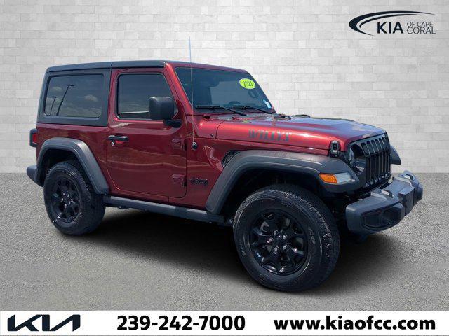 used 2021 Jeep Wrangler car, priced at $29,912