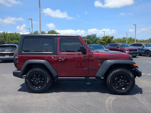 used 2021 Jeep Wrangler car, priced at $29,912