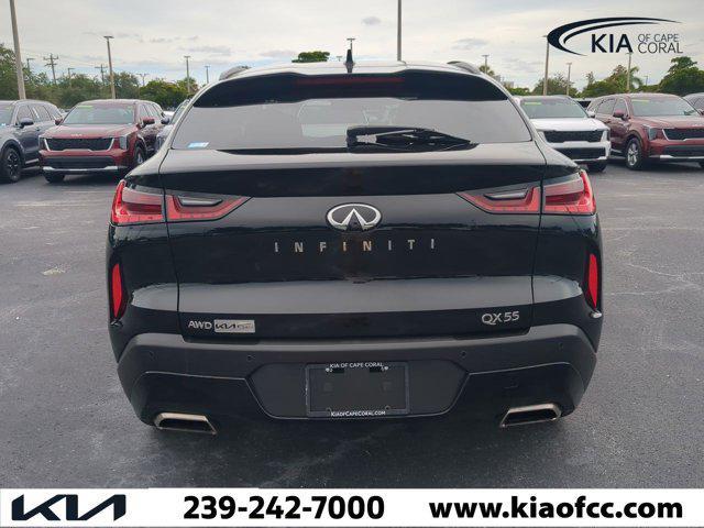 used 2024 INFINITI QX55 car, priced at $29,394