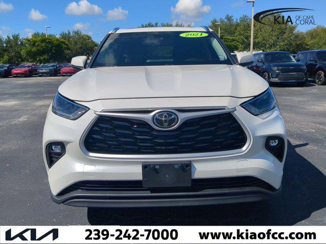 used 2021 Toyota Highlander car, priced at $28,255