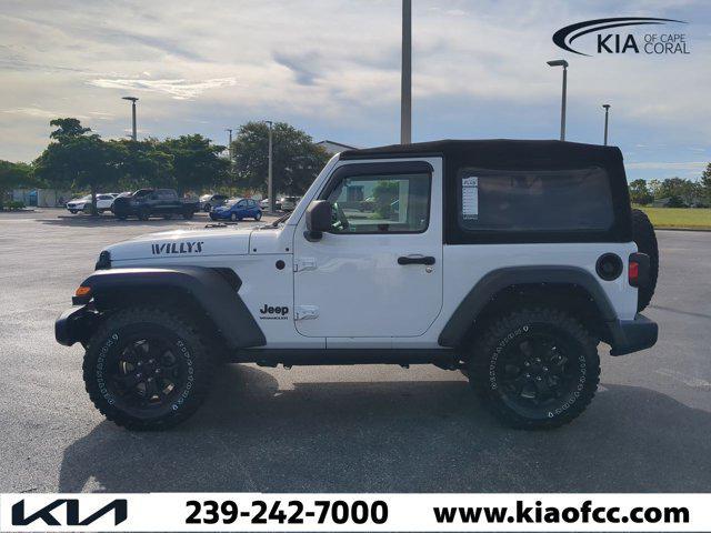 used 2021 Jeep Wrangler car, priced at $28,391