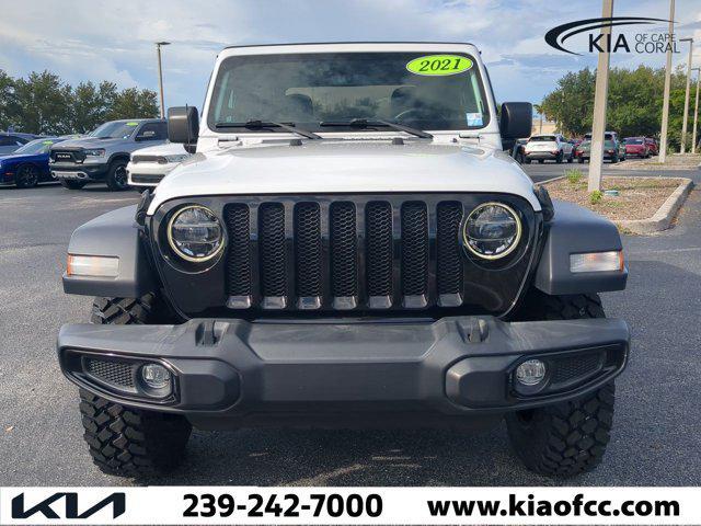 used 2021 Jeep Wrangler car, priced at $28,391
