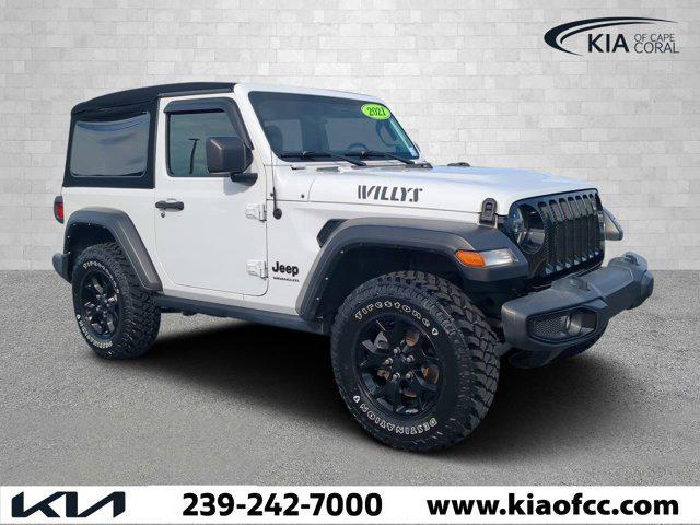 used 2021 Jeep Wrangler car, priced at $28,391