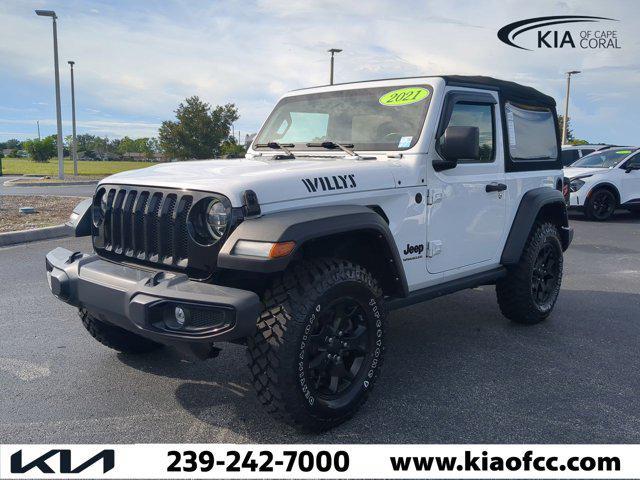 used 2021 Jeep Wrangler car, priced at $28,391