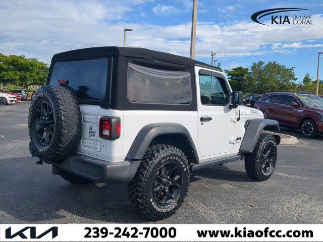 used 2021 Jeep Wrangler car, priced at $28,391
