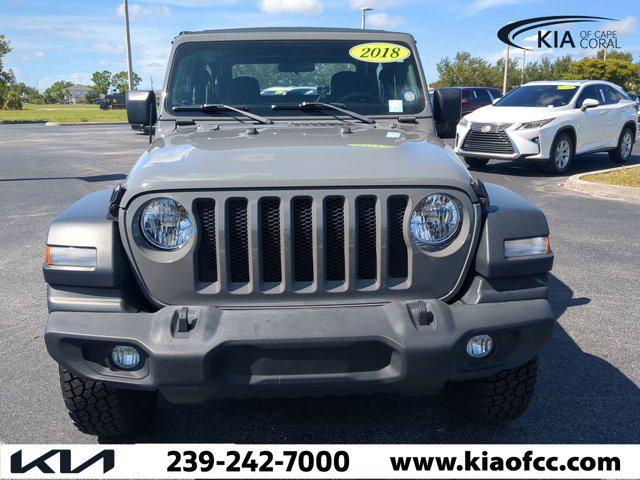 used 2018 Jeep Wrangler car, priced at $23,282