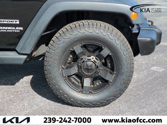 used 2017 Jeep Wrangler Unlimited car, priced at $17,728