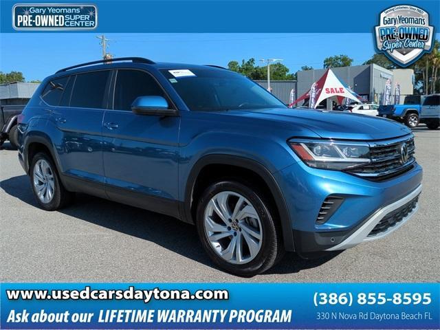 used 2021 Volkswagen Atlas car, priced at $23,163