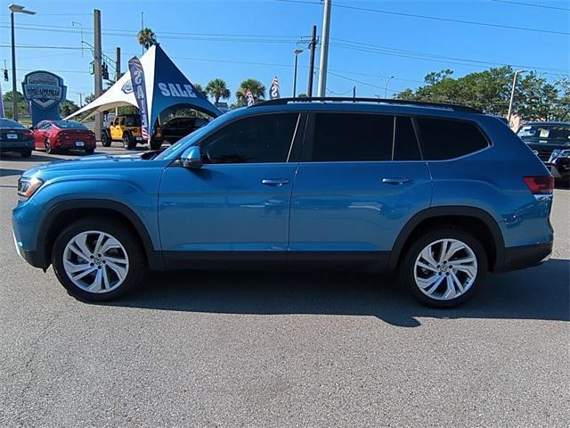 used 2021 Volkswagen Atlas car, priced at $23,163