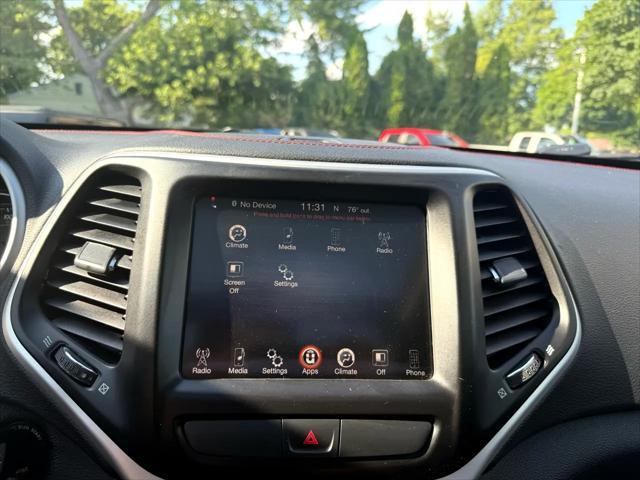 used 2016 Jeep Cherokee car, priced at $17,500