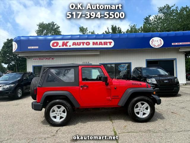 used 2017 Jeep Wrangler car, priced at $12,200