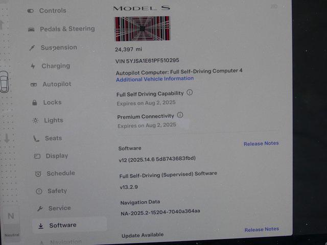 used 2023 Tesla Model S car, priced at $65,989