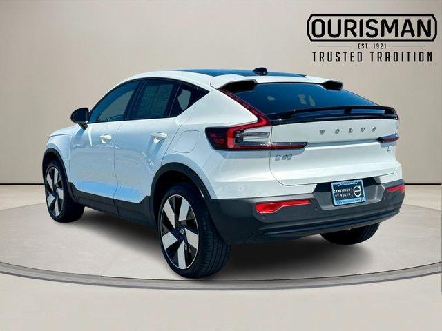 used 2023 Volvo C40 Recharge Pure Electric car, priced at $35,867