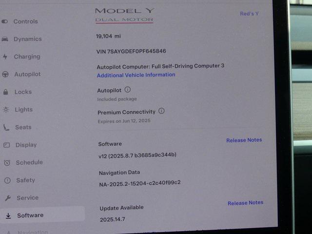 used 2023 Tesla Model Y car, priced at $33,239