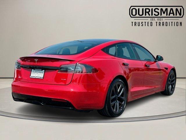 used 2021 Tesla Model S car, priced at $48,989