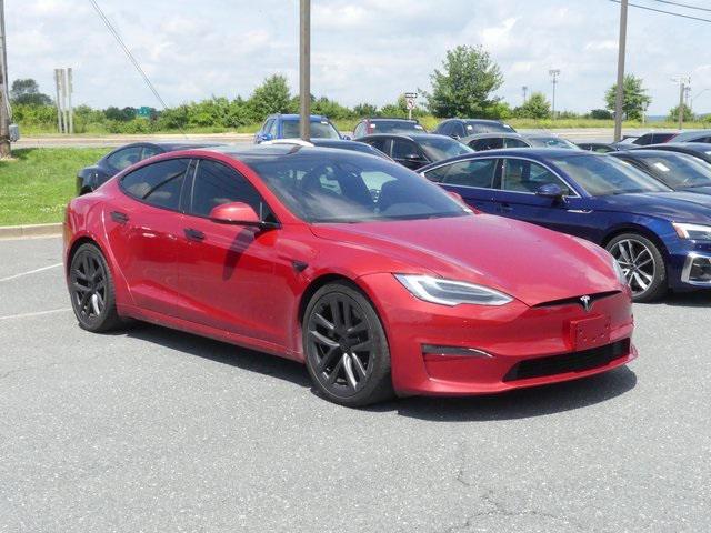 used 2021 Tesla Model S car, priced at $51,798