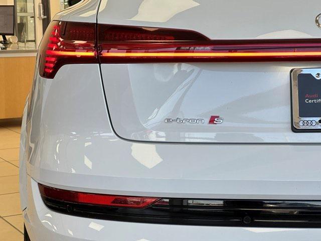 used 2023 Audi e-tron S car, priced at $50,555