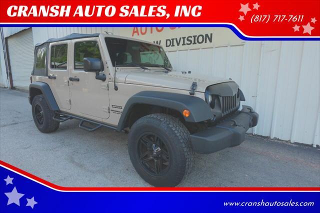 used 2016 Jeep Wrangler Unlimited car, priced at $19,975