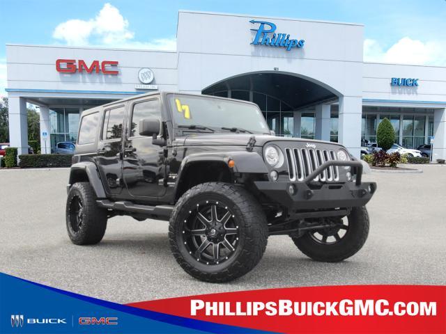 used 2017 Jeep Wrangler Unlimited car, priced at $26,988