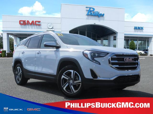 used 2021 GMC Terrain car, priced at $27,890