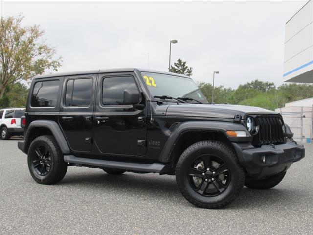 used 2022 Jeep Wrangler Unlimited car, priced at $30,580