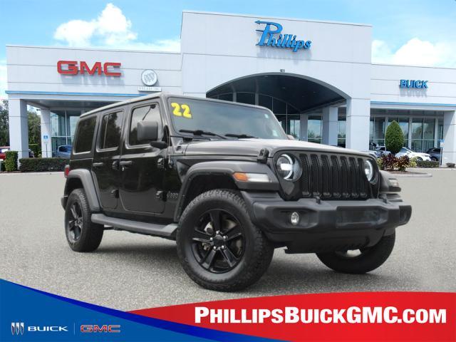 used 2022 Jeep Wrangler Unlimited car, priced at $30,980