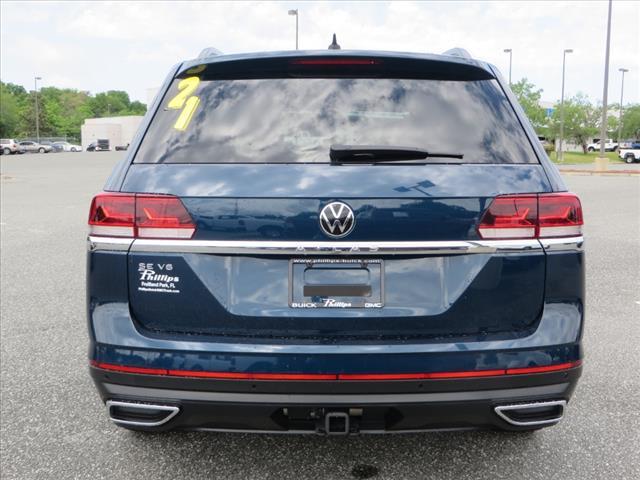 used 2021 Volkswagen Atlas car, priced at $28,787