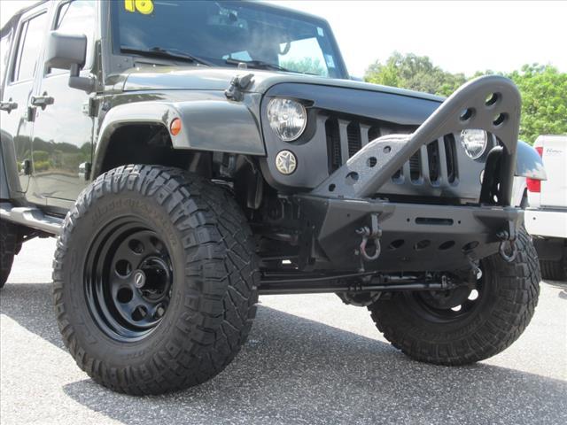 used 2016 Jeep Wrangler Unlimited car, priced at $25,987