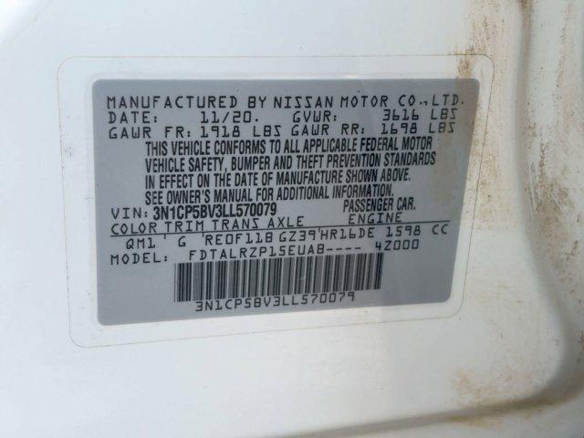 used 2020 Nissan Kicks car, priced at $12,898