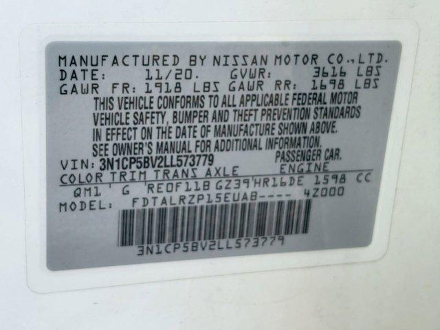 used 2020 Nissan Kicks car, priced at $10,898