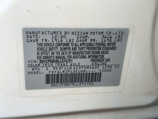 used 2020 Nissan Kicks car, priced at $10,897