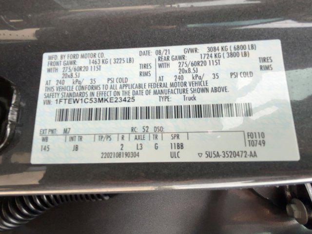used 2021 Ford F-150 car, priced at $33,999