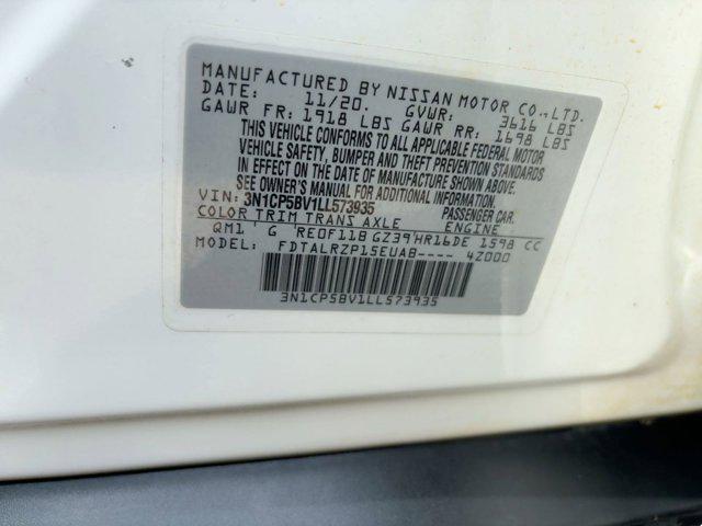 used 2020 Nissan Kicks car, priced at $11,898