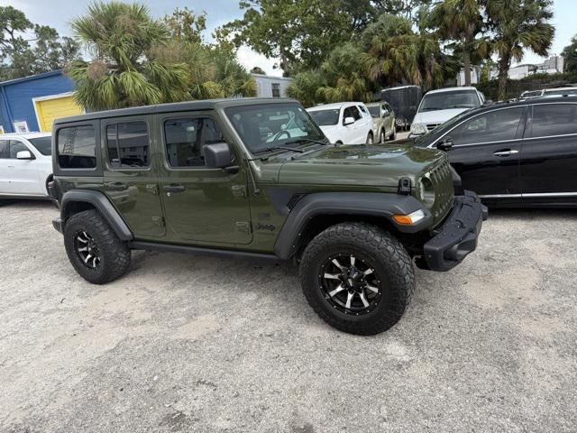 used 2021 Jeep Wrangler Unlimited car, priced at $27,500