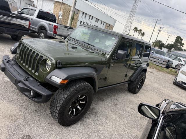used 2021 Jeep Wrangler Unlimited car, priced at $27,500